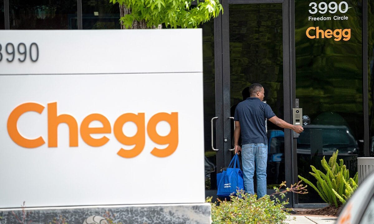 Chegg cuts 45% of staff as AI reshapes online learning business
