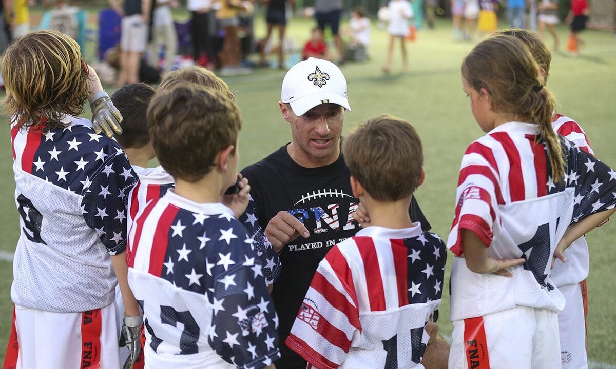 NFL legend Drew Brees announces major flag football partnership with Unrivaled Sports