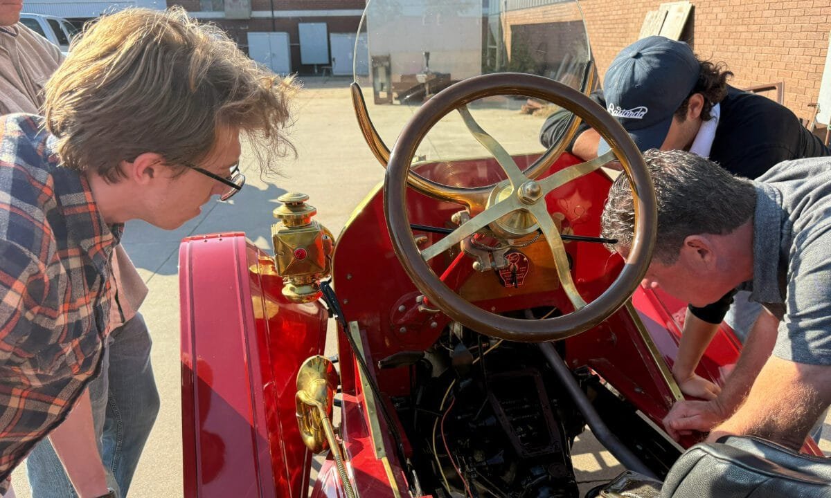 Students learn skills of restoring vintage cars in one-of-a-kind program at Kansas college