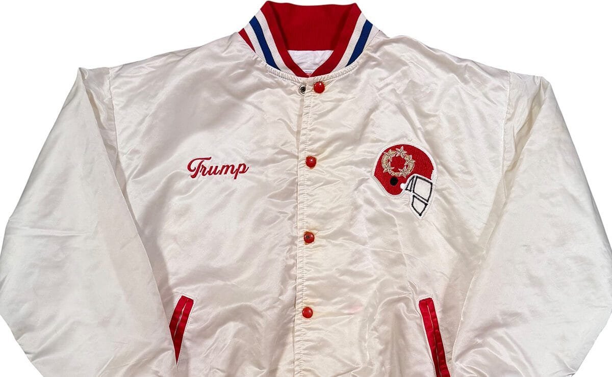 Trump’s New Jersey Generals jacket up for auction