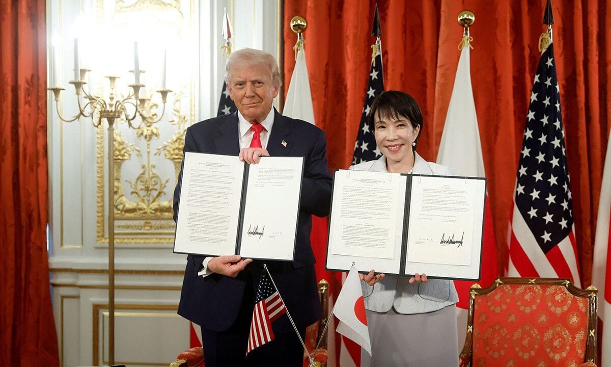 Trump meets with Japan’s first female leader, signs rare earth, critical minerals supply