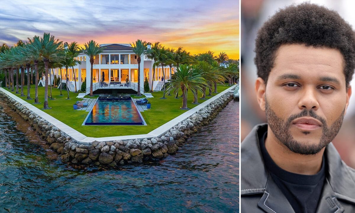 The Weeknd drops $54.9M on waterfront mansion in exclusive Florida enclave, breaking local record