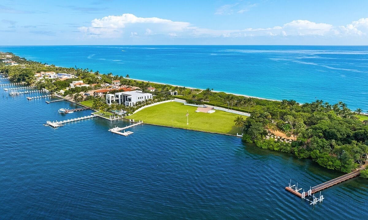 Once planned as America’s most expensive new home, $75M estate lists beside Larry Ellison’s Florida mansion