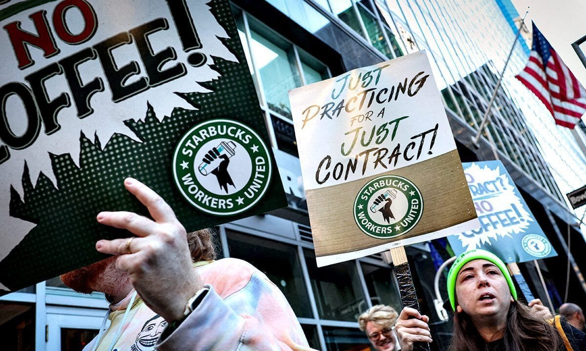 1K unionized Starbucks baristas launch labor strike at 65 stores