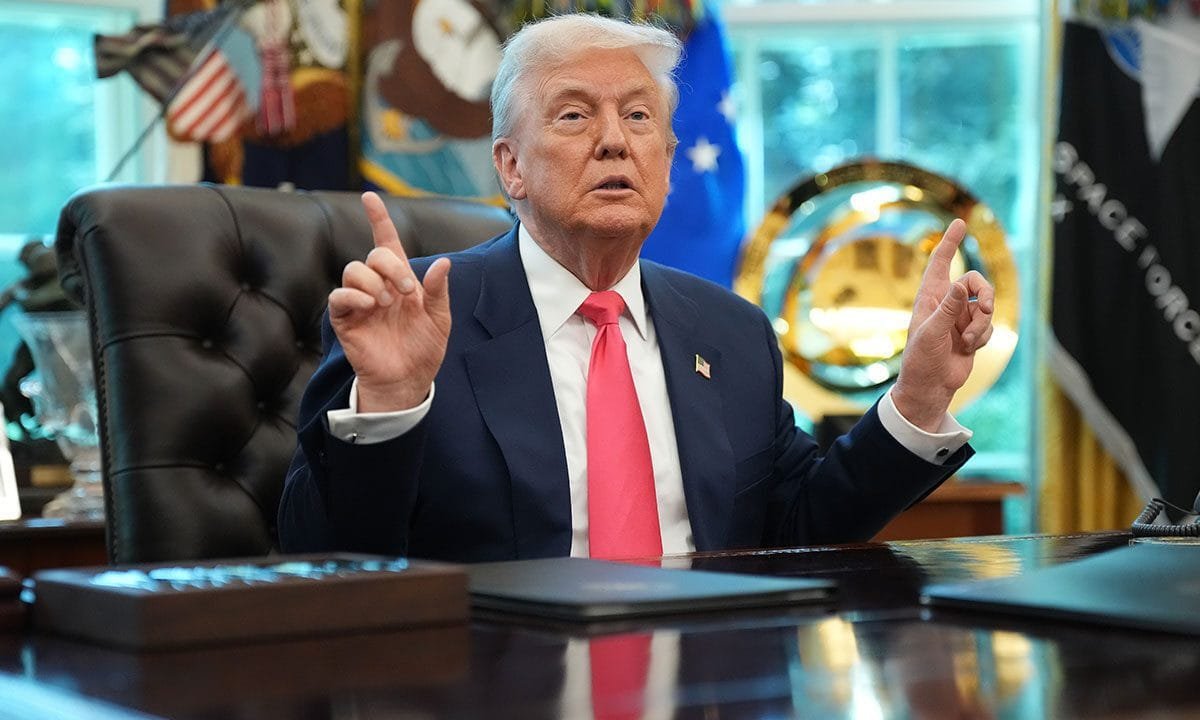 Trump touts private sector job growth, efforts to shrink federal workforce