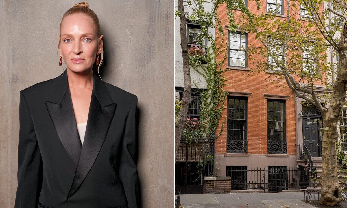 Uma Thurman’s former Manhattan townhouse hits the market for $11.5M