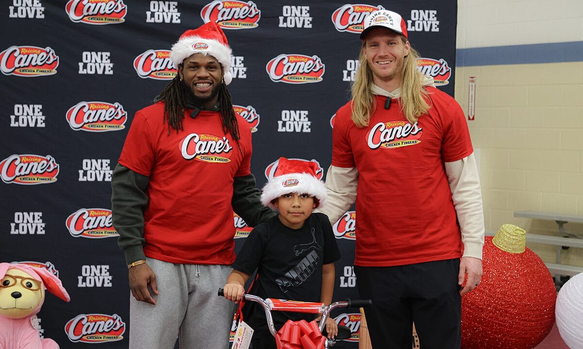 NFL stars help Raising Cane’s impact children across America with biggest bike giveaway to date