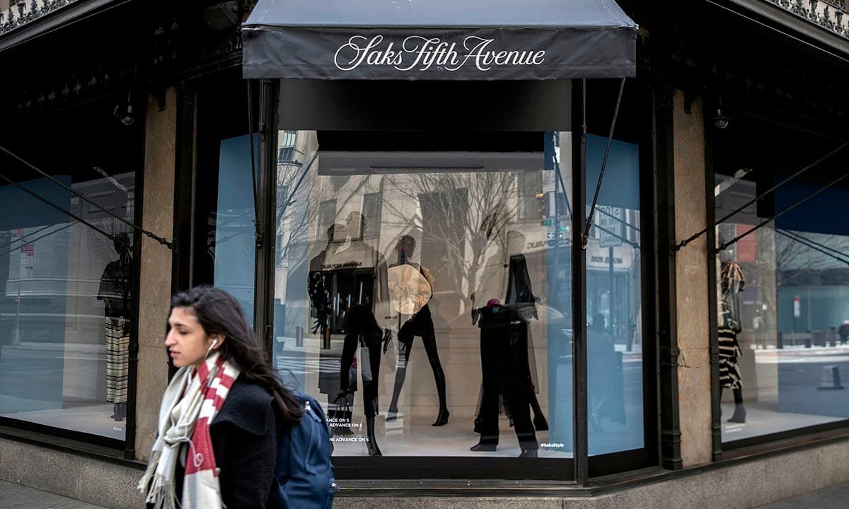 Luxury retail giant Saks weighs bankruptcy filing, report