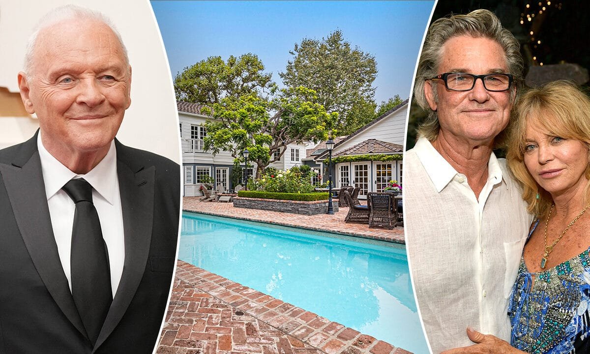 Anthony Hopkins purchases Goldie Hawn and Kurt Russell’s former Pacific Palisades home for $13 million