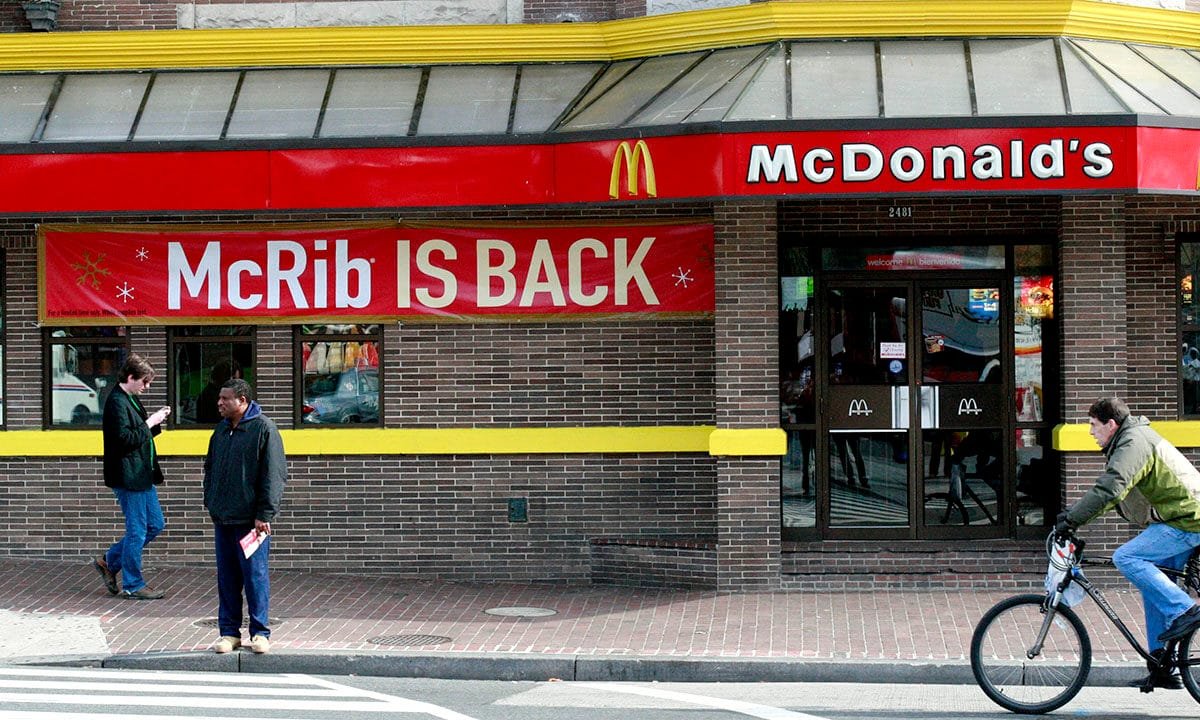 McDonald’s hit with lawsuit claiming McRib contains no real rib meat