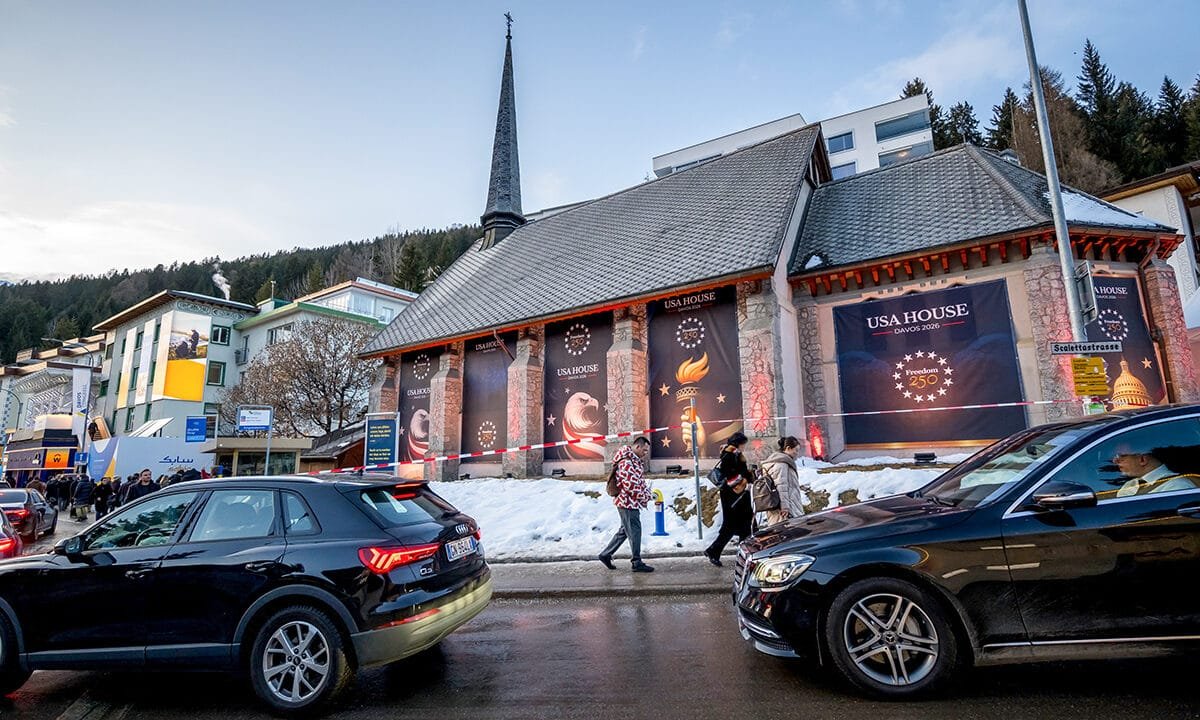 Billionaires duped by fake VIP passes at Trump’s exclusive Davos venue space