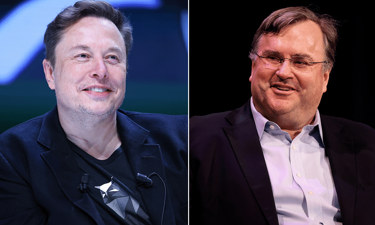 Tech titans Elon Musk and Reid Hoffman attack each other over latest Epstein emails