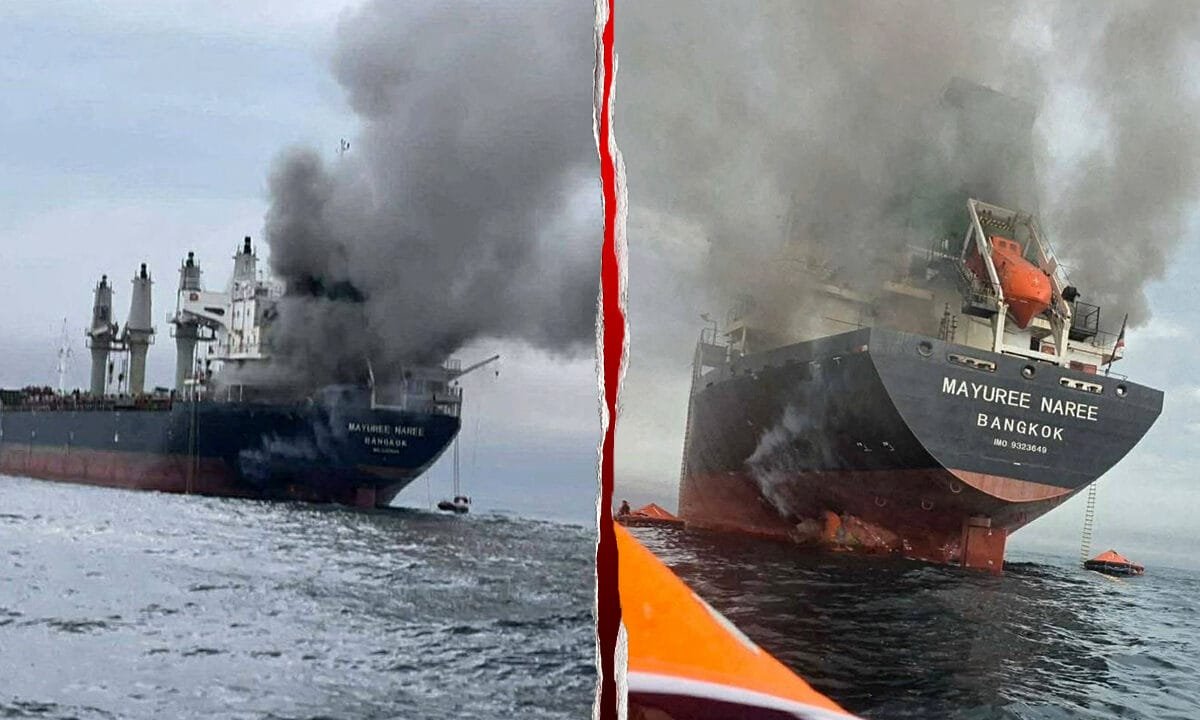 Cargo ship struck in Strait of Hormuz amid Iran war
