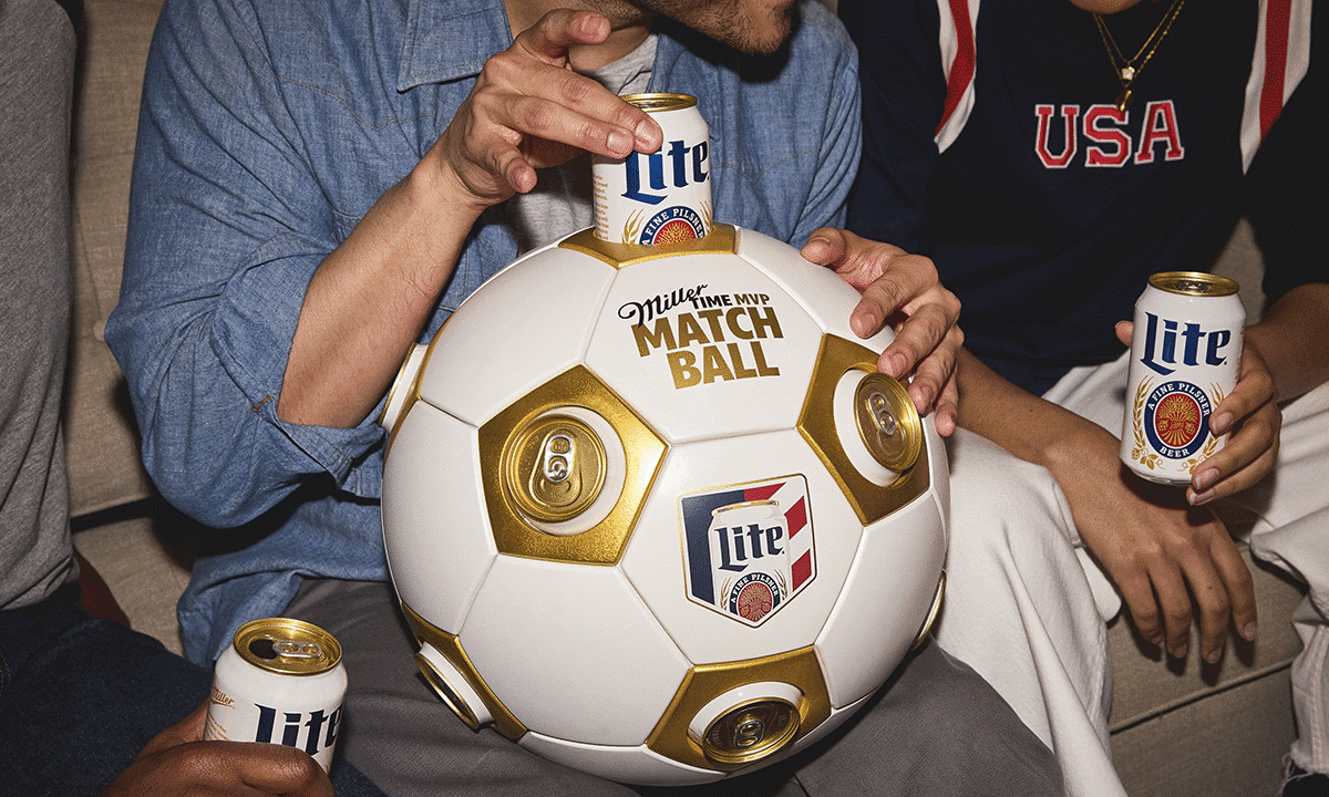 Miller Lite celebrates 2026 FIFA World Cup fans with a limited-edition Matchball that holds a 12-pack