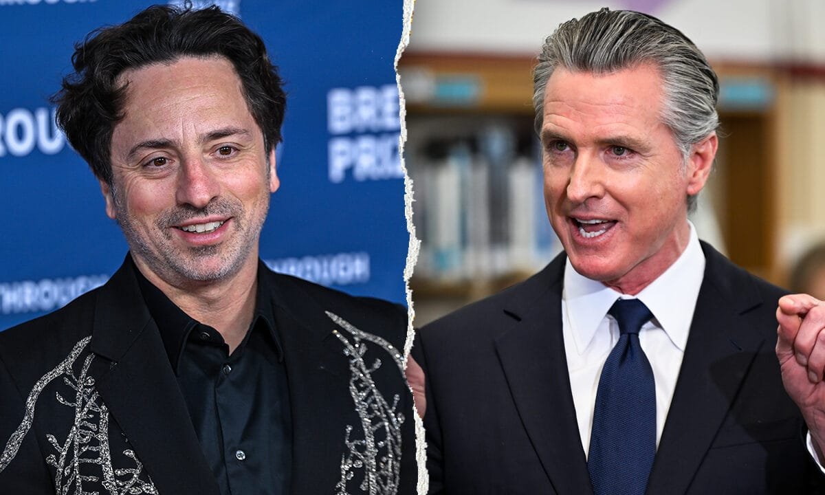 Sergey Brin confronted Gavin Newsom at treehouse party before ditching California over billionaire tax