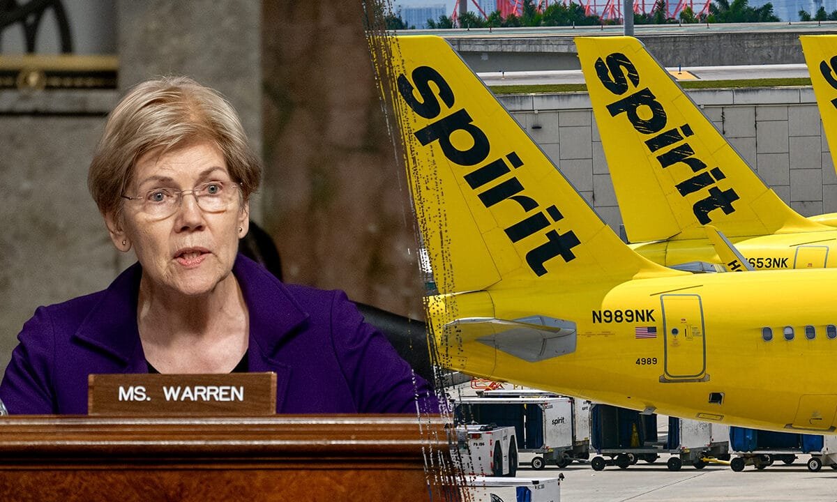 Sen Warren blasted for cheering blocking of merger that might have saved Spirit Airlines